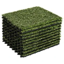 OUTSUNNY Rasenteppich, Polypropylen (PP)/Polyethylen (PE)