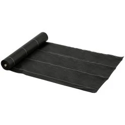 OUTSUNNY Unkrautvlies, Schwarz, BxL: 2 X 50 M