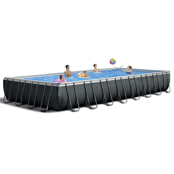 Intex Rechteckpool »Ultra Quadra XTR«, Anthrazit, BxHxL: 488 X 132 X 975 Cm 1 Intex Rechteckpool »Ultra Quadra XTR«, Anthrazit, BxHxL: 488 X 132 X 975 Cm