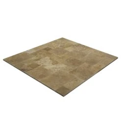 WOHNRAUSCH Terrassenplatten »Keona Brown«, Travertin, 6 Stück