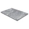 WOHNRAUSCH Beckenrandsteine »Mudra Grey«, LxBxH: 61 X 40,6 X 3 Cm, Travertin, Grau/beige, Rundstab
