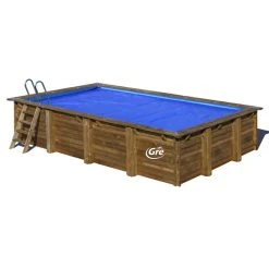 GRE Poolabdeckung »Isothermische Abdeckplanen Für Holzpools«, B X L: 368 X 565 Cm