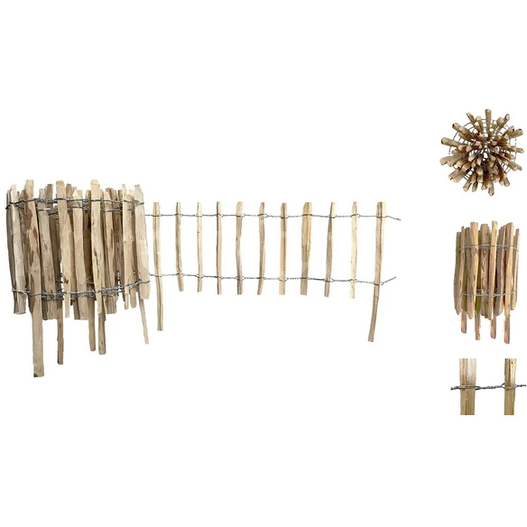 Floranica Rollzaun, Haselnussholz, HxL: 50 X 100 Cm 1 Floranica Rollzaun, Haselnussholz, HxL: 50 X 100 Cm