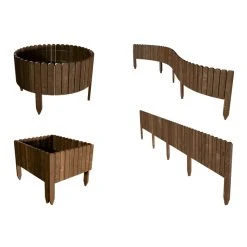 Floranica Beeteinfassung »Rollborder«, Kiefernholz, HxL: 10 X 203 Cm