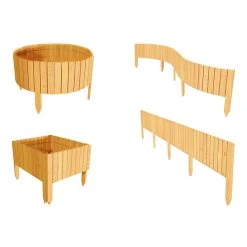 Floranica Beeteinfassung »Rollborder II«, Kiefernholz, HxL: 20 X 203 Cm