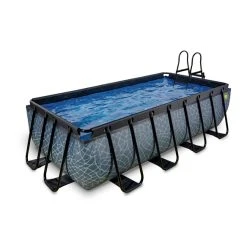 EXIT TOYS Pool »Stone Pools«, Breite: 250 Cm, 7020 L, Grau
