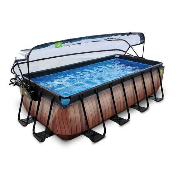 EXIT TOYS Pool »Wood Pools«, Breite: 250 Cm, 7020 L, Braun 1 EXIT TOYS Pool »Wood Pools«, Breite: 250 Cm, 7020 L, Braun