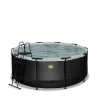EXIT TOYS Pool »Black Leather Pools«, Ø: 360 Cm, 10126 L, Schwarz