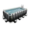EXIT TOYS Pool »Black Leather Pools«, Breite: 253 Cm, 8870 L, Schwarz