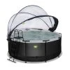 EXIT TOYS Pool »Black Leather Pools«, Ø: 380 Cm, 10126 L, Schwarz