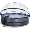 EXIT TOYS Pool »Stone Pools«, Ø: 508 Cm, 19330 L, Grau