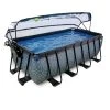 EXIT TOYS Pool »Stone Pools«, Breite: 253 Cm, 8870 L, Grau
