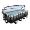 EXIT TOYS Pool »Black Leather Pools«, Breite: 250 Cm, 7020 L, Schwarz