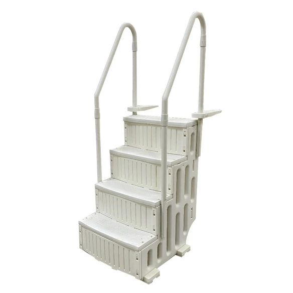 KWAD Einbautreppe »Festiva II«, Weiß, Für Pools Von 120-140cm Tiefe 1 KWAD Einbautreppe »Festiva II«, Weiß, Für Pools Von 120-140cm Tiefe