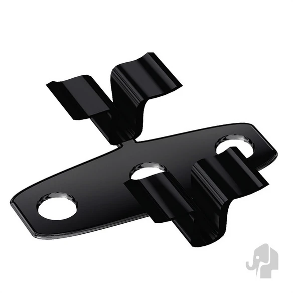 Elephant® Montageclip, Schwarz, Edelstahl, 100 Stück 1 Elephant® Montageclip, Schwarz, Edelstahl, 100 Stück