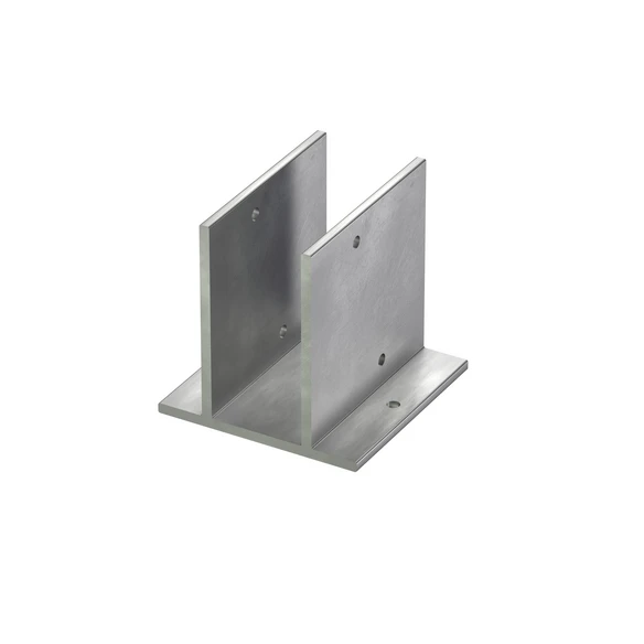 GS Terrassen Montagesysteme Stützanker, Silber, Aluminium, Länge: 100 Mm 1 GS Terrassen Montagesysteme Stützanker, Silber, Aluminium, Länge: 100 Mm