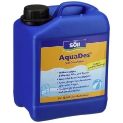 SÖLL Poolpflegemittel »AquaDes«, 2.5 Liter, Kurzzeitwirkung, Für Schwimmbeckenreinigung