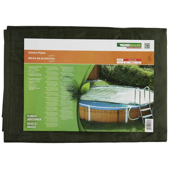 Windhager Abdeckplane »LIGHT«, BxL: 300 X 200 Cm, Polyethylen (PE) 1 Windhager Abdeckplane »LIGHT«, BxL: 300 X 200 Cm, Polyethylen (PE)