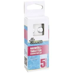 Mr. GARDENER Wasseranalysetabletten, BxH: 2 X 12,5 Cm, Für Schwimmbecken Und Pools, Wassertestgerät Sauerstoff/pH