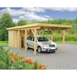 Mr. GARDENER Geräteraum »Bremen 2«, Für Carport Bremen 2/Lübeck 2, Braun