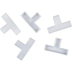 Connex Fliesen-T-Stück, Kunststoff, Weiß, 8 Mm, 200 St.