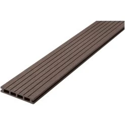 Mr. GARDENER WPC-Terrassendiele, Breite: 12 Cm, Stärke: 2 Cm, Gebürstet, 1 Stk.