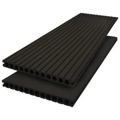 Mr. GARDENER WPC-Terrassendiele »Lava«, Breite: 25 Cm, Stärke: 2,5 Cm, Angeraut, 1 Stk.