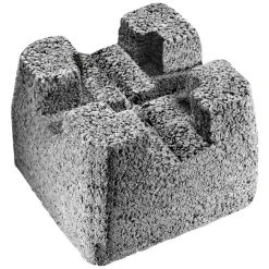 Mr. GARDENER Fundamentstein »Fundamentstein«, BxHxL: 22 X 17 X 22 Cm, Beton