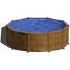 GRE Rundpool, Holzoptik, ØxH: 460 X 132 Cm