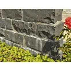 EURO STONE Mauerstein, Basalt, Gespalten