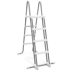 Pool-Sicherheitsleiter »Intex«, Grau, Für Stahlwandpools Und Aufstellbecken