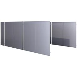 KGT Seitenwand »Elbe«, Für Carport »Elbe«, Silberfarben