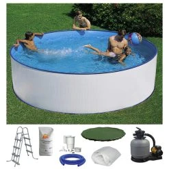 SUMMER FUN Rundpool, Weiß, ØxH: 300 X 90 Cm