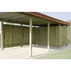 Weka Geräteraum, B X H: 219 X 181 Cm, Graugrün