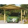 Karibu Einzelcarport »Classic 1«, Außenmaß BxT: 273 X 394,5 Cm, Natur