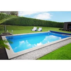 KWAD Rechteckpool »Standard «, Weiß, BxHxL: 350 X 150 X 700 Cm
