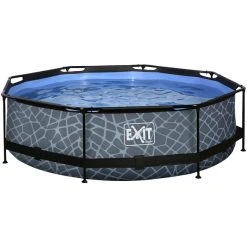 EXIT TOYS Pool »Pools«, Grau, ØxH: 300 X 76 Cm