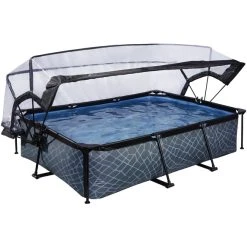 EXIT TOYS Pool »Pools«, Grau, BxH: 200 X 65 Cm