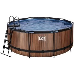 EXIT TOYS Pool »Pools«, Braun, ØxH: 360 X 122 Cm