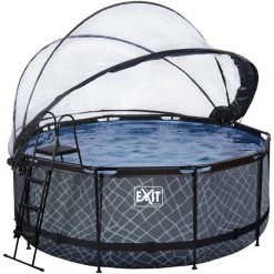 EXIT TOYS Pool »Pools«, Grau, ØxH: 360 X 122 Cm